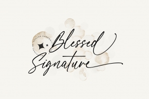 Blessed Signature Font Download