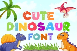 Cute Dinosaur Font Download