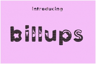 Billups Font Download