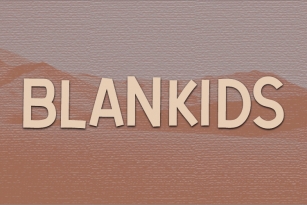 Blankids Font Download