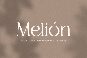 Melion Font Download