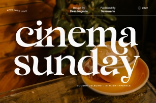 Cinema sunday ligature f Font Download