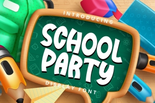 School Party Font Download