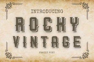 Rocky Vintage Font Download