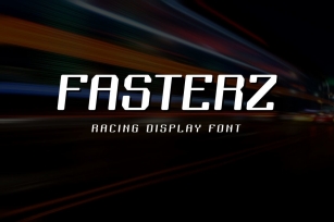 Fasterz Font Download