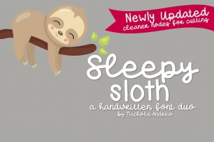 Sleepy Sloth Duo Font Download