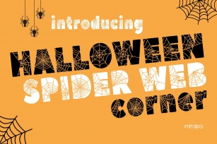 Spider Web Corner Font Download
