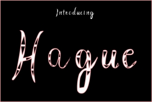 Hague Font Download