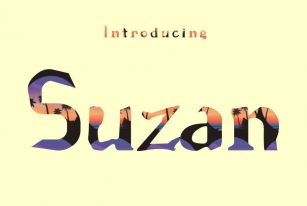 Suzan Font Download