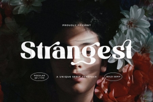 Strangest - A Unique Serif Typeface Font Download