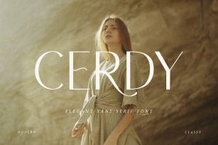 Cerdy - Elegant Sans Serif Font Font Download