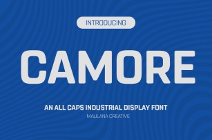 Camore Sans Serif All Caps Font Download
