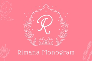 Rimana Monogram Font Download