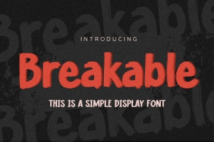 Breakable Font Download