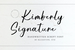 Kimberly Signature Font Download