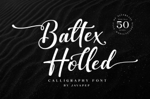 Baltex Holled Calligraphy Font Download