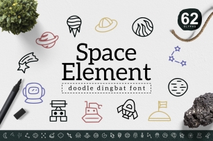 Space Element Dingbat Font Download