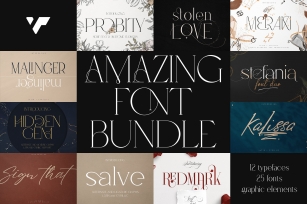 SALE! Amazing Bundle More Font Download