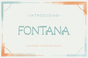 Fontana Font Font Download