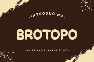 Brotopo Font Font Download