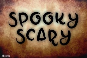 Spooky Scary Font Download