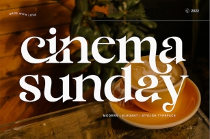 Cinema sunday Font Download