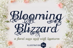 Blooming Blizzard Font Download