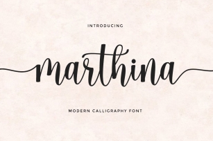 Marthina Script Font Download