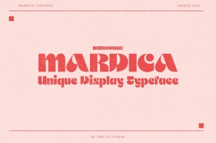 Mardica - Unique Display Typeface Font Download