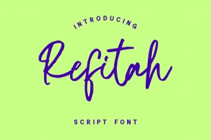 Refitah Font Download