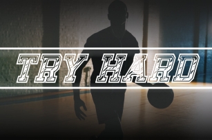 Try Hard : Sport Display Font Download