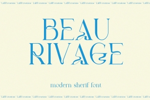 Beau Rivage Modern Serif Font Download
