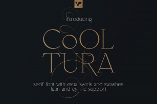 Cooltura serif swashes Font Download