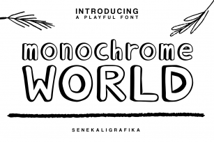 Monochrome World Font Download