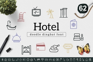 Hotel Dingbat Font Download
