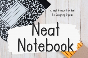 Neat Notebook Font Download