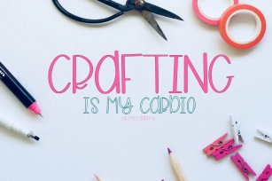 Crafting is My Cardio Font Download