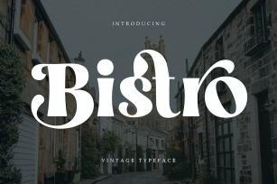 Bistro - Vintage Typeface Font Download