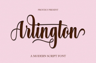 Arlington Script Font Download