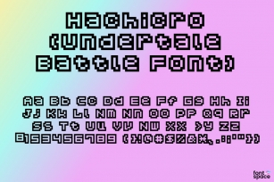 Hachicro Undertale Battle Font Download