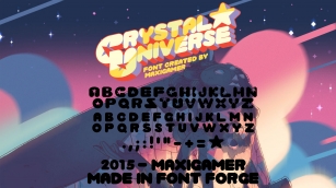 Crystal Universe Font Download