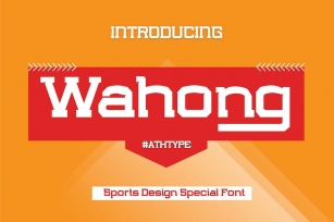 Wahong Sports Design Special Font Font Download