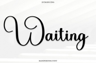 Waiting Font Download
