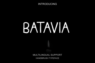 BATAVIA Font Download