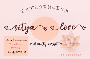 Sitya Love Font Download