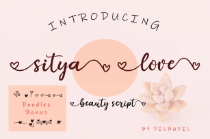 Sitya Love Font Download