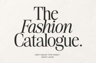 The Very Vogue Serif Family Font Download