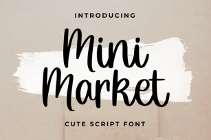 Mini Market Font Download