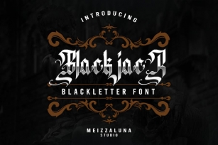 Black Jack - Blackletter Font Download
