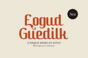 Eugod Guedilk - Display Typeface Font Download
